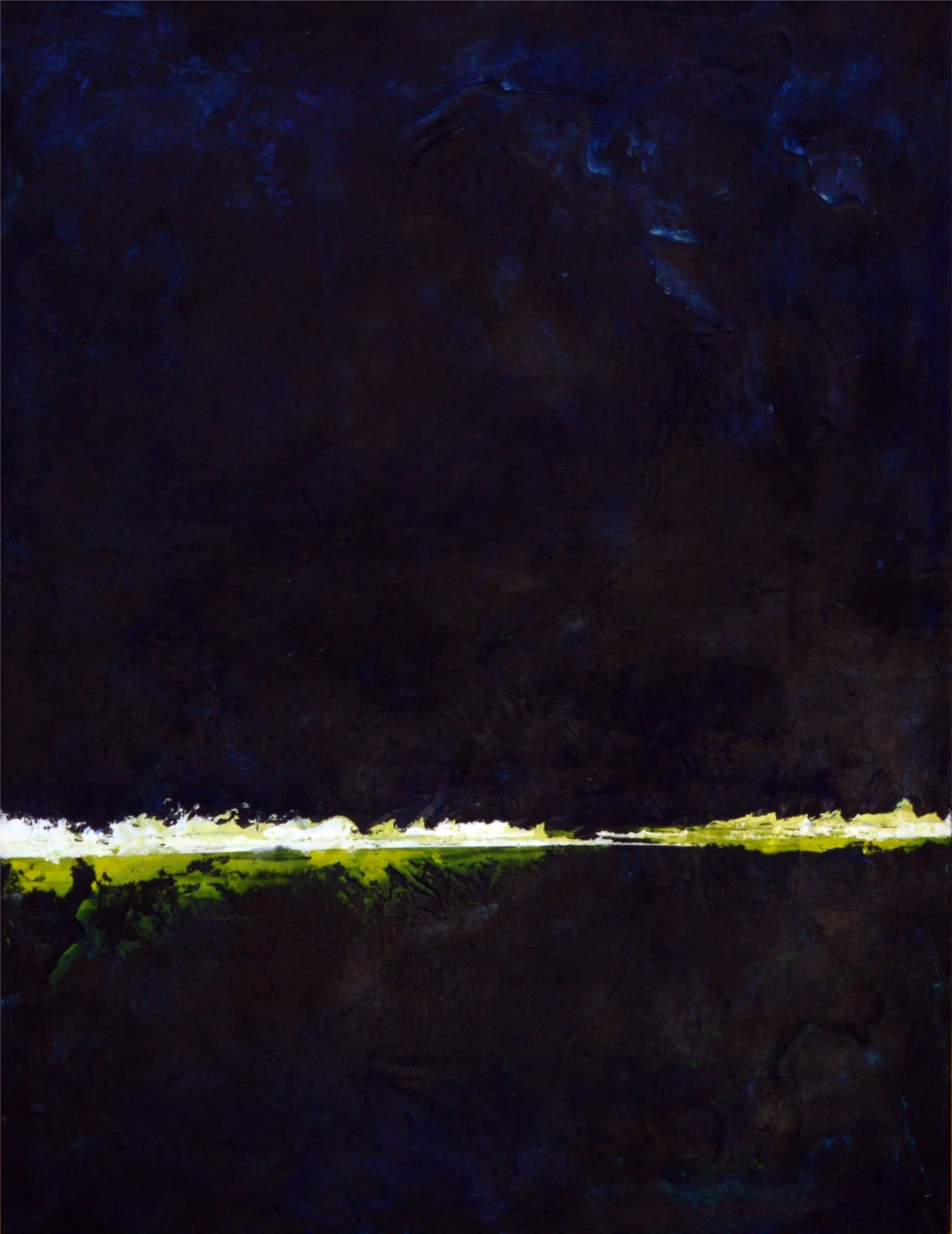 Cara Lawson-Ball, "Journey Toward Light," oil and cold wax, 26 x 20 inches.