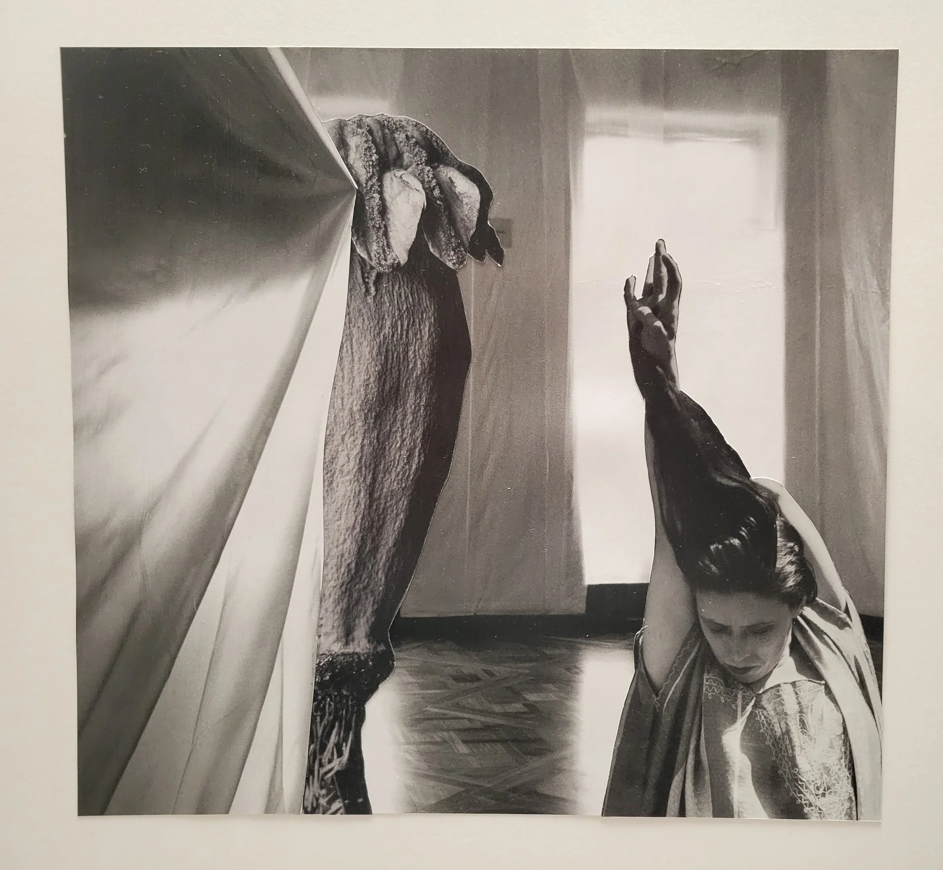 Orianna Abels, "Pulling Light," photomontage, 8.8 x 9.4 inches.