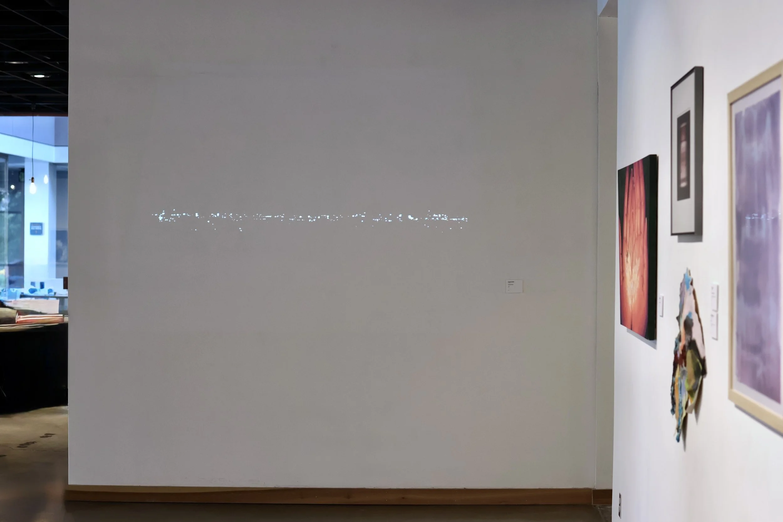Frank Geiser, "Emotional Distance," video projection.