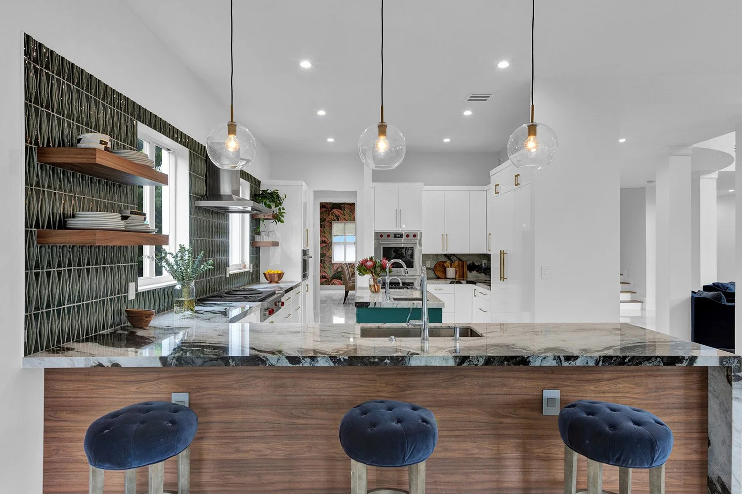 Contemporary, Colorful Kitchen Remodel by Christy B Home Design project photo 3