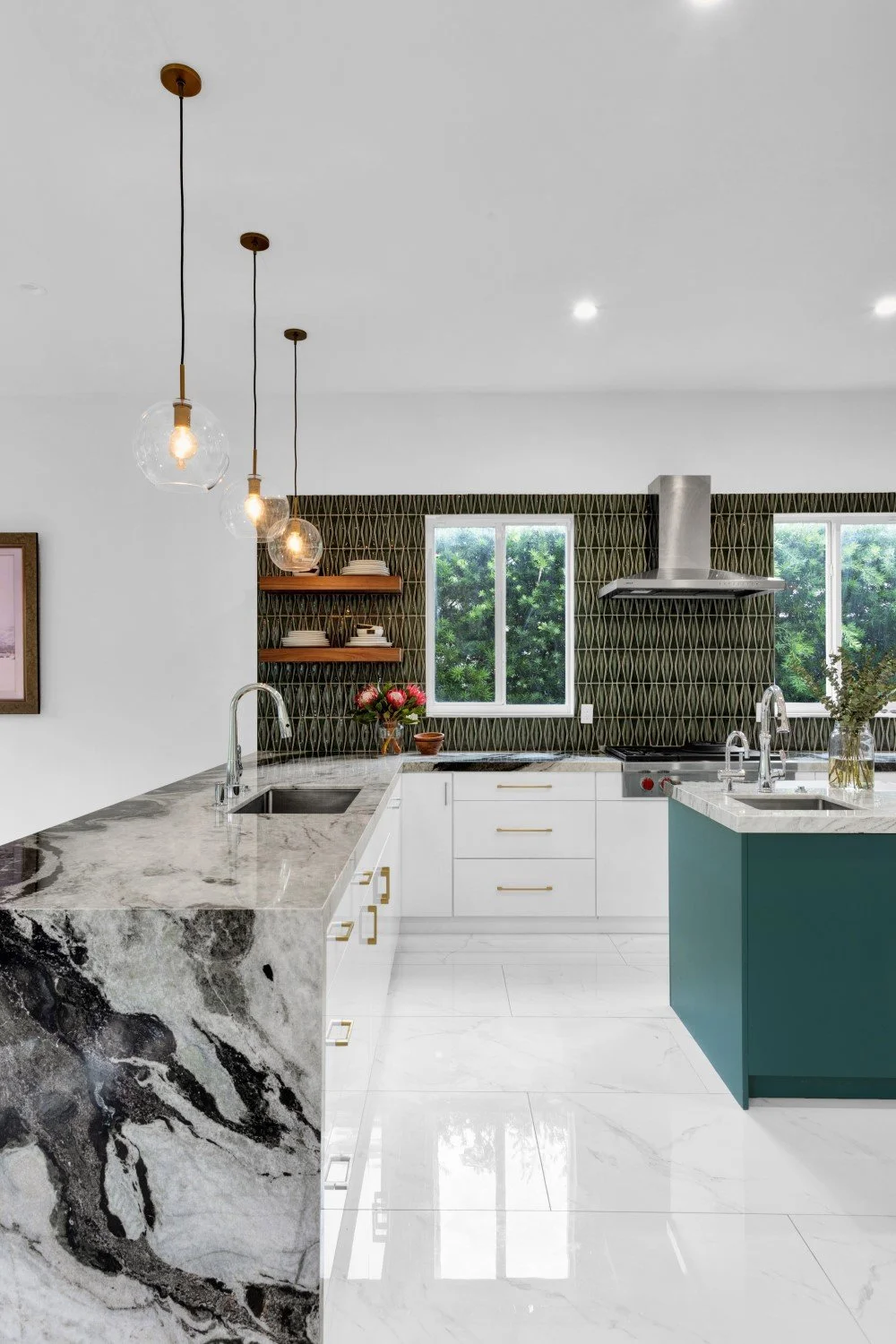Contemporary, Colorful Kitchen Remodel by Christy B Home Design project photo