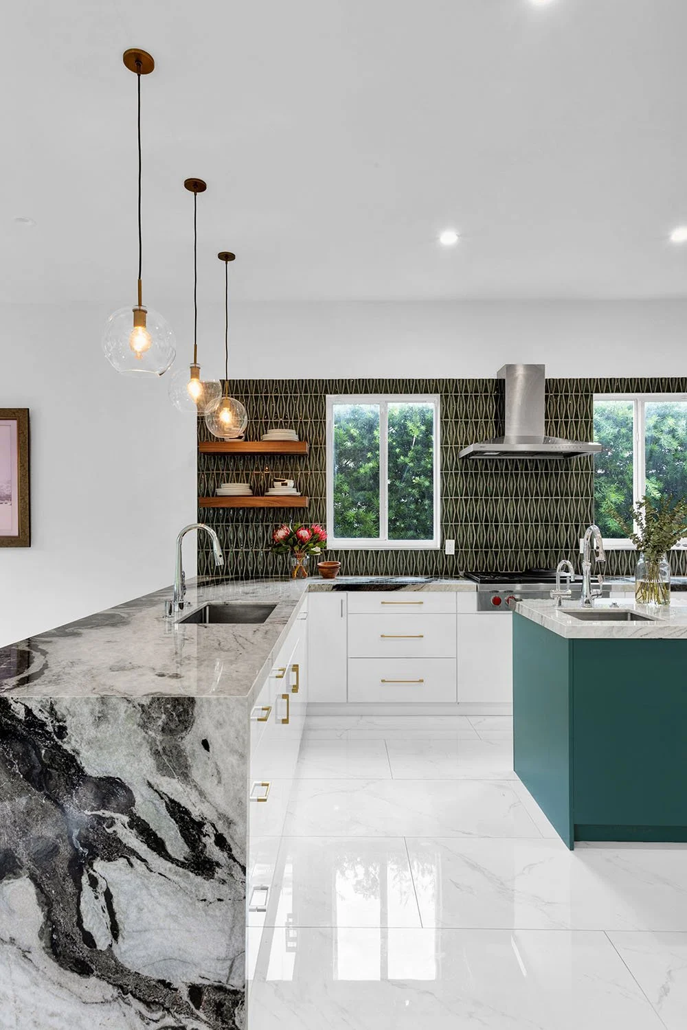 Contemporary, Colorful Kitchen Remodel by Christy B Home Design project photo 2