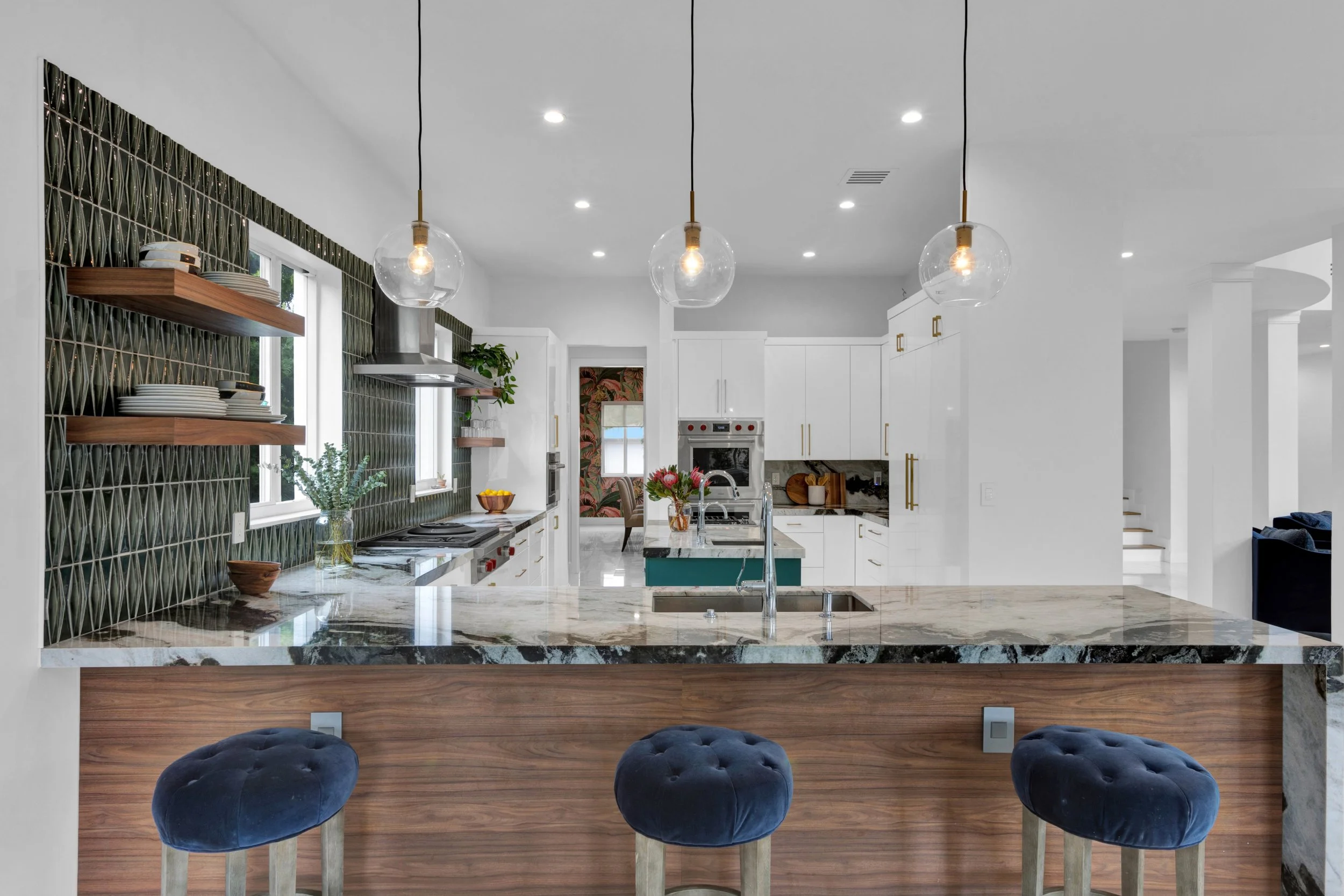 Contemporary, Colorful Kitchen Remodel by Christy B Home Design project photo 9