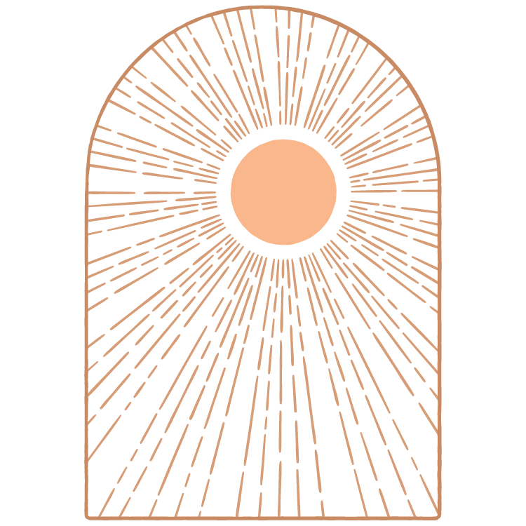 tarot style drawing of sun