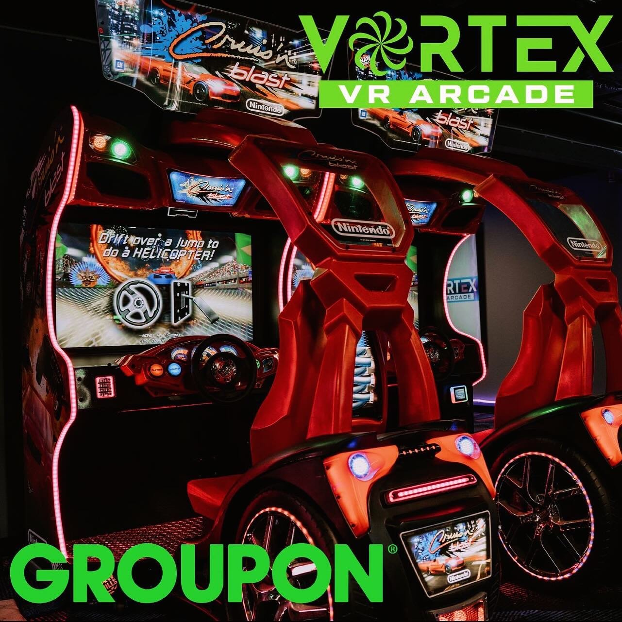 ‼️Don&rsquo;t miss out on unbeatable deals via Groupon for an unforgettable experience at Vortex VR Arcade. Open every weekday 3-9pm! Get ready to escape reality and explore new dimensions‼️
-
-
-

#arcade #arcadegames #videogames #retrogaming #retro