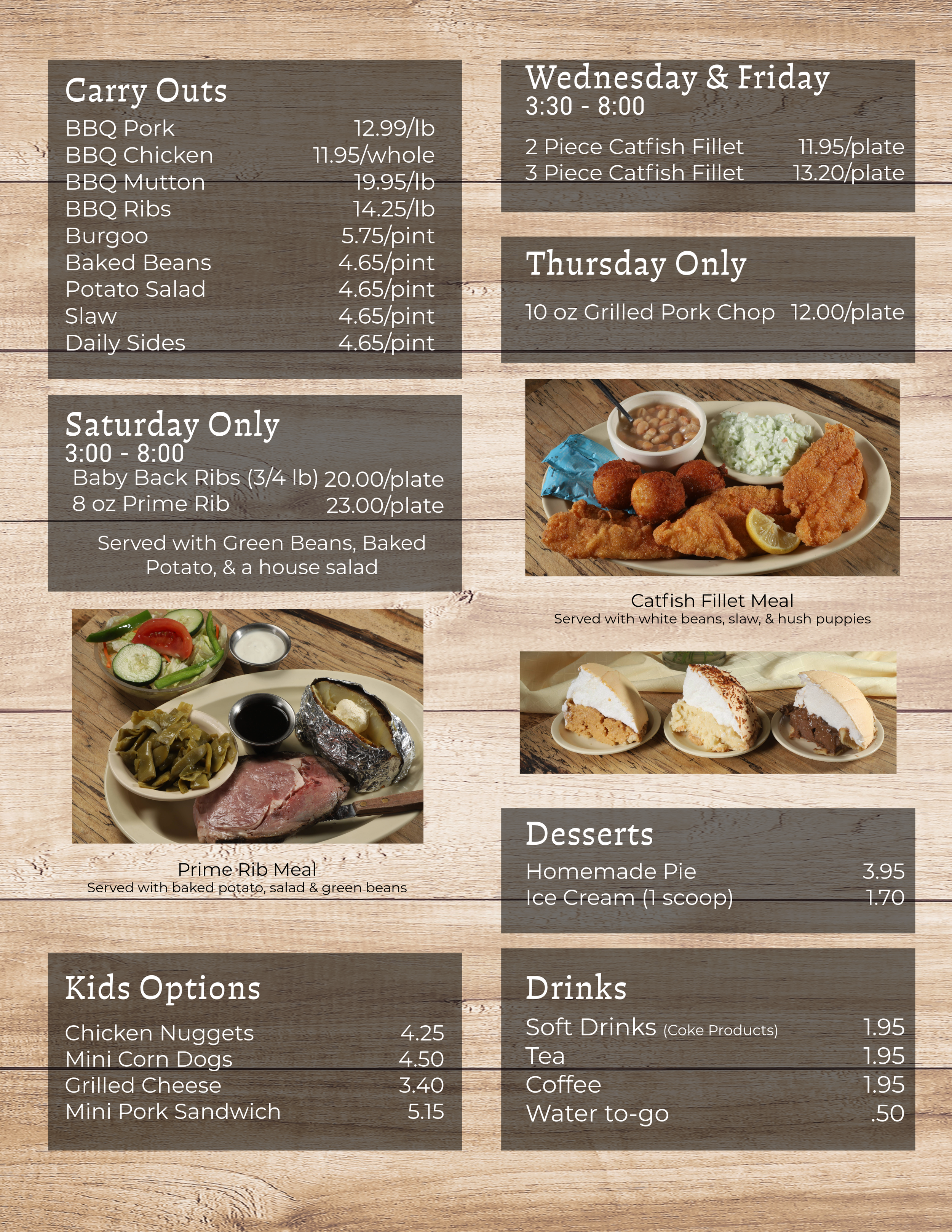 Menu page 3
