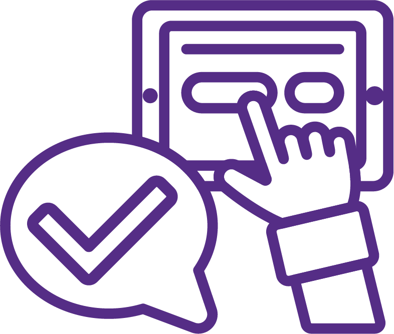 Participant attending virtual leadership training session on computer