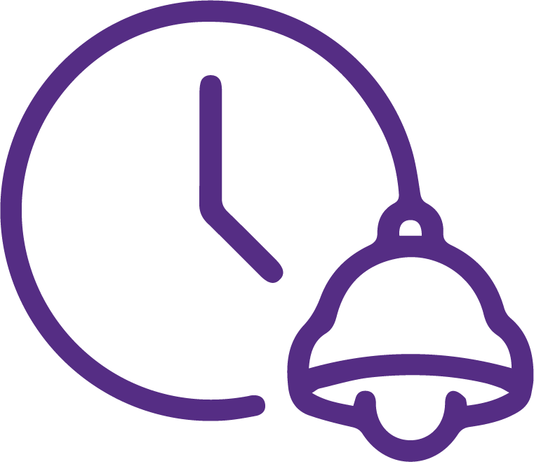 Learning lab schedule icon representing short workshops or multi-session leadership series