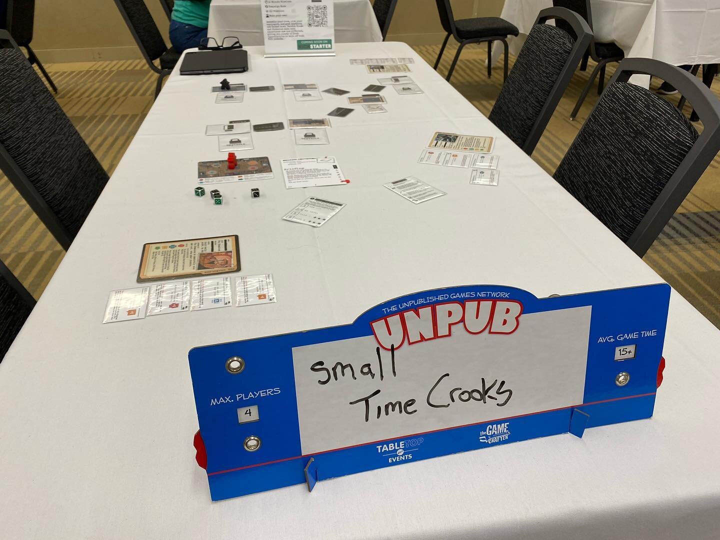 Join us for a special #con themed heist! We're in the @theunpub booth B131 at @originsgamefair #originsgamefair #cardgame #strategy #comingsoon #kickstarter