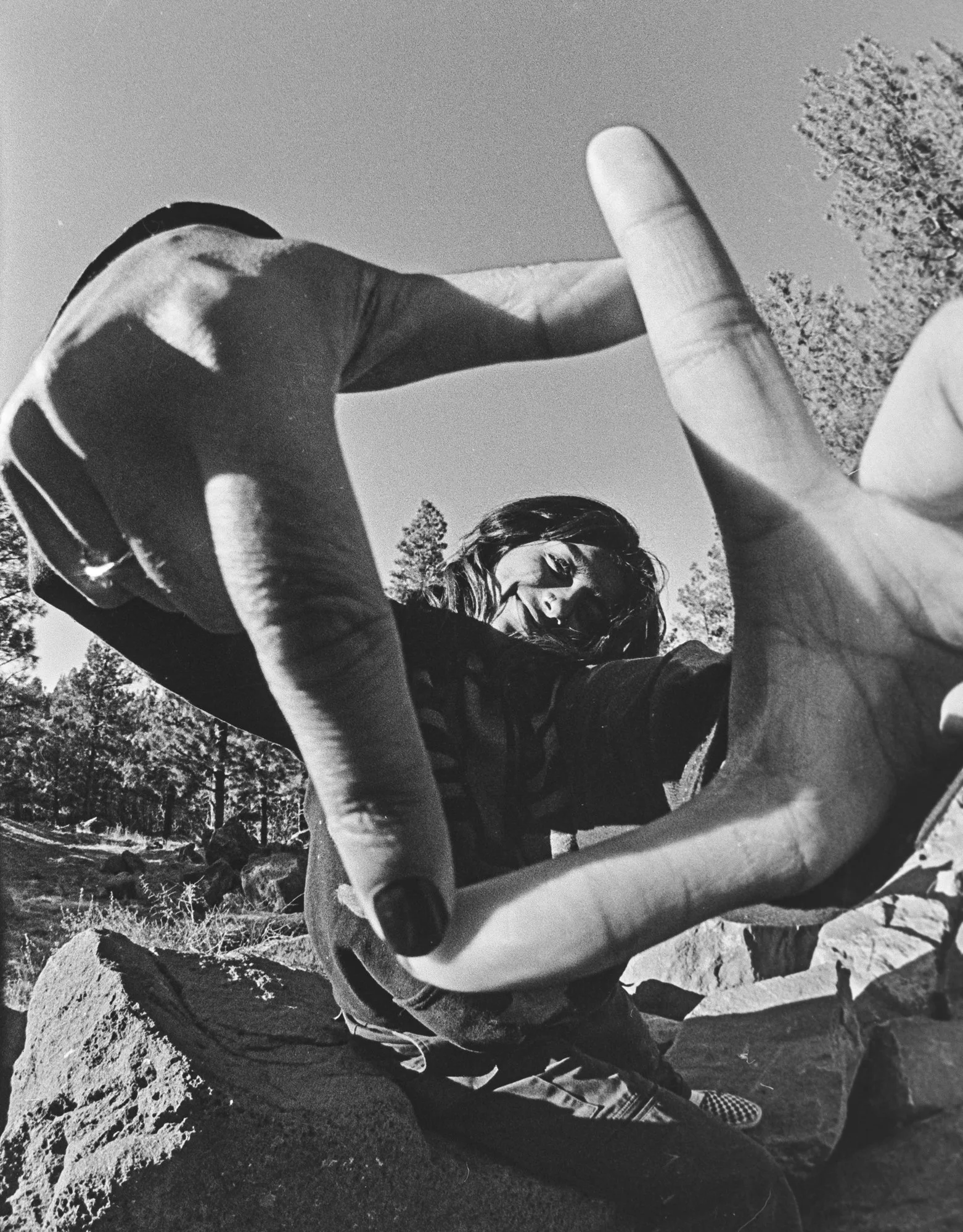 portrait, photo, monochrome, girl, fisheye