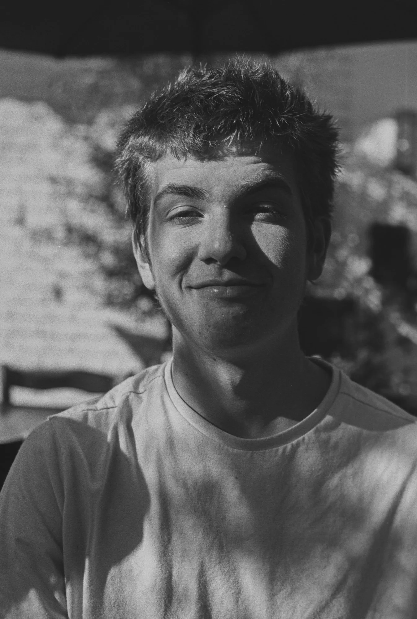 portrait, photo, monochrome, Rembrandt, boy