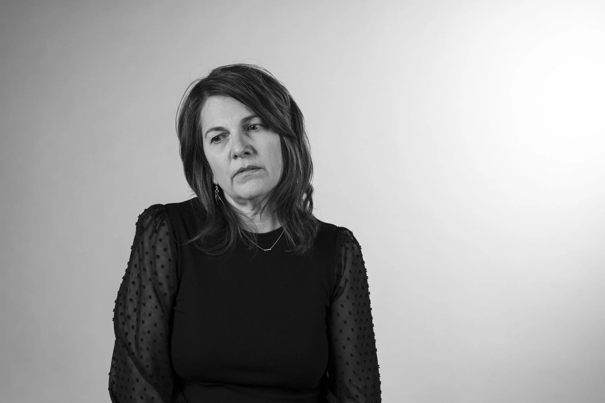 portrait, photo, monochrome, studio, woman