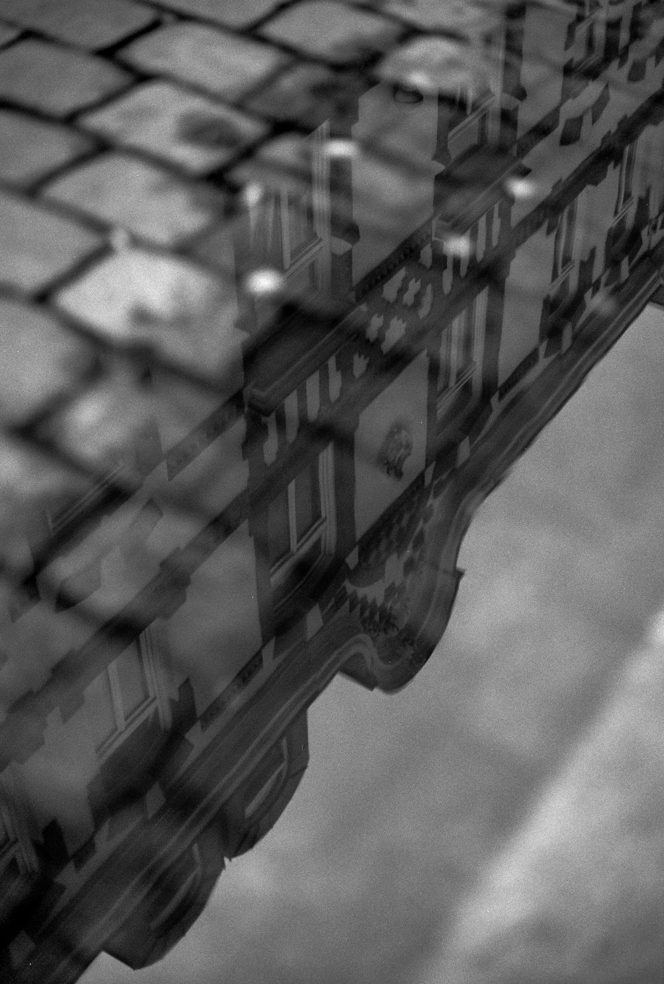 photo, art, monochrome, puddle, reflection
