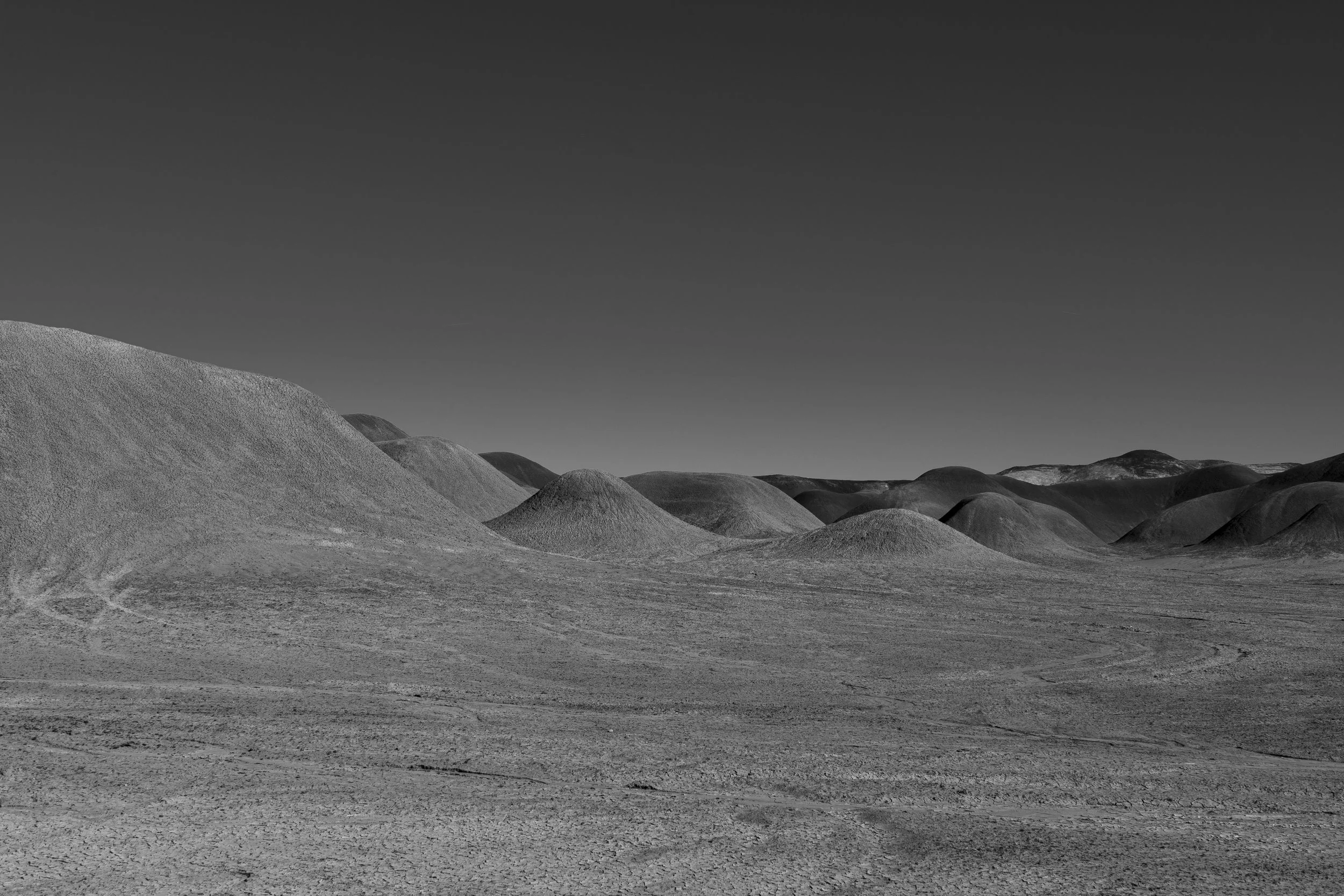 photo, art, monochrome, landscape, hills