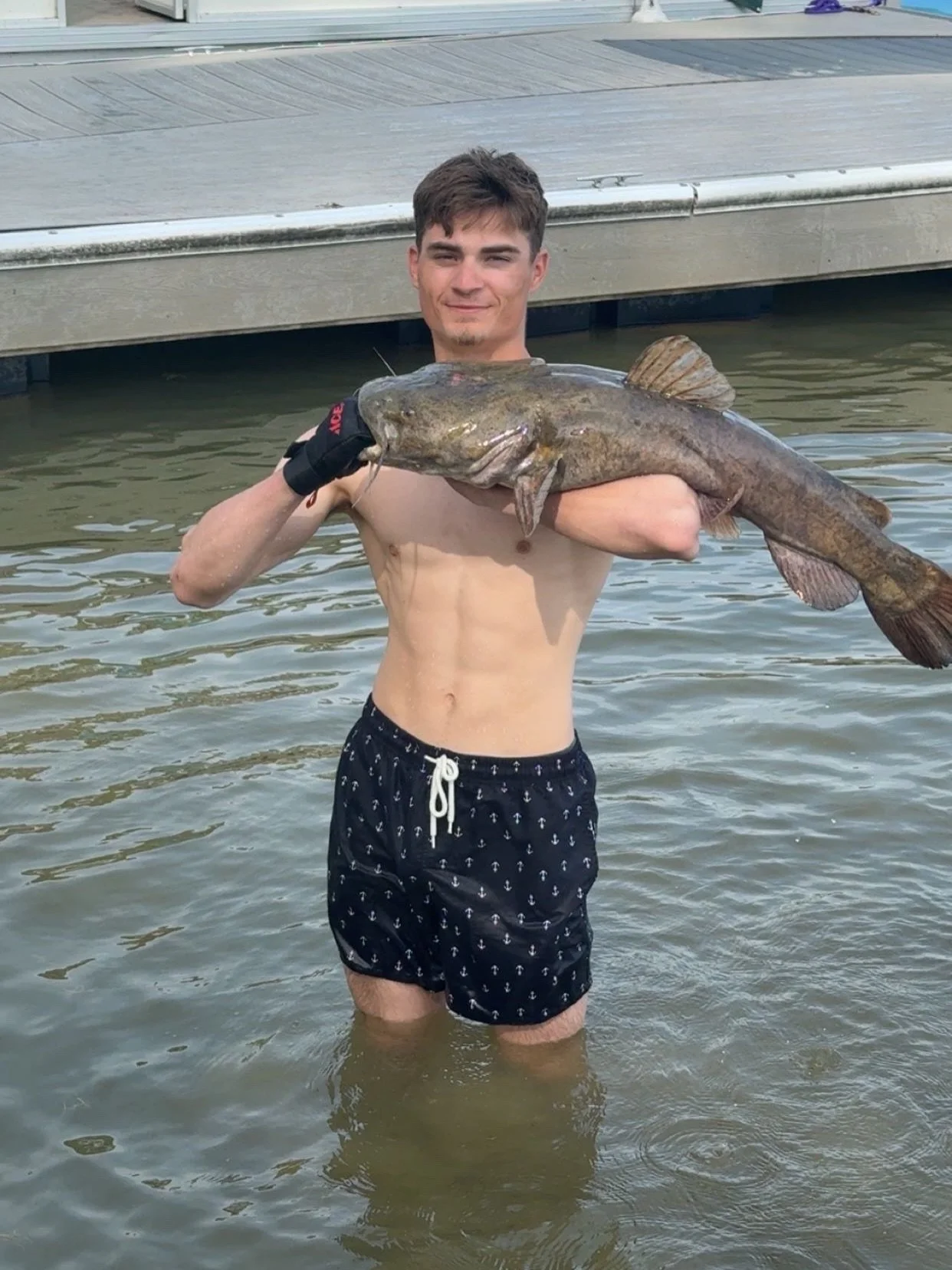 Took a little detour from bass fishing. Gotta get ready to leave for Clark&rsquo;s hill so I&rsquo;m not fishing too much. Just to make sure the boat is in top condition to travel. So to fill that time I went and did a bit of noodling with my buddy @