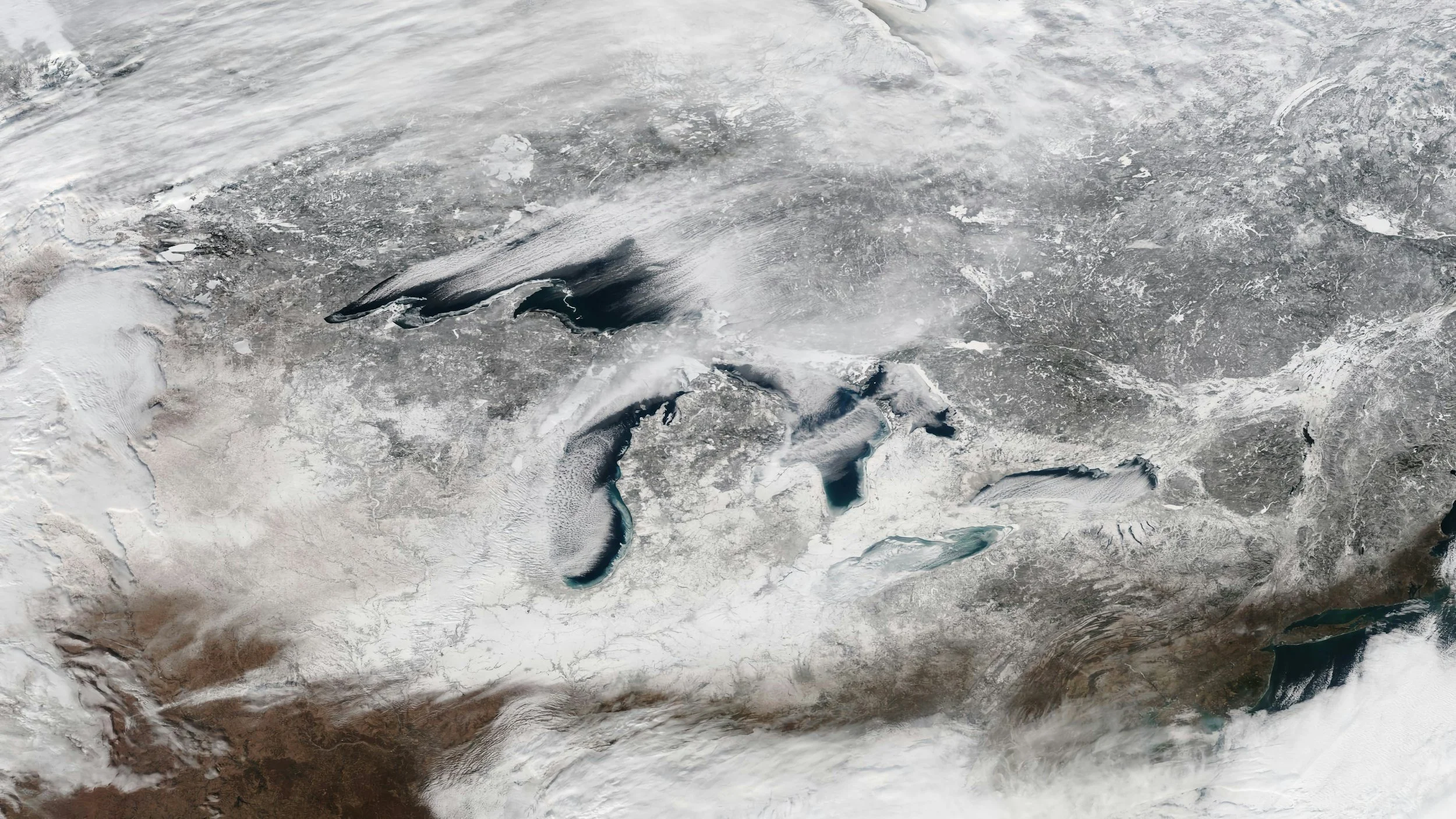 Great Lakes from space