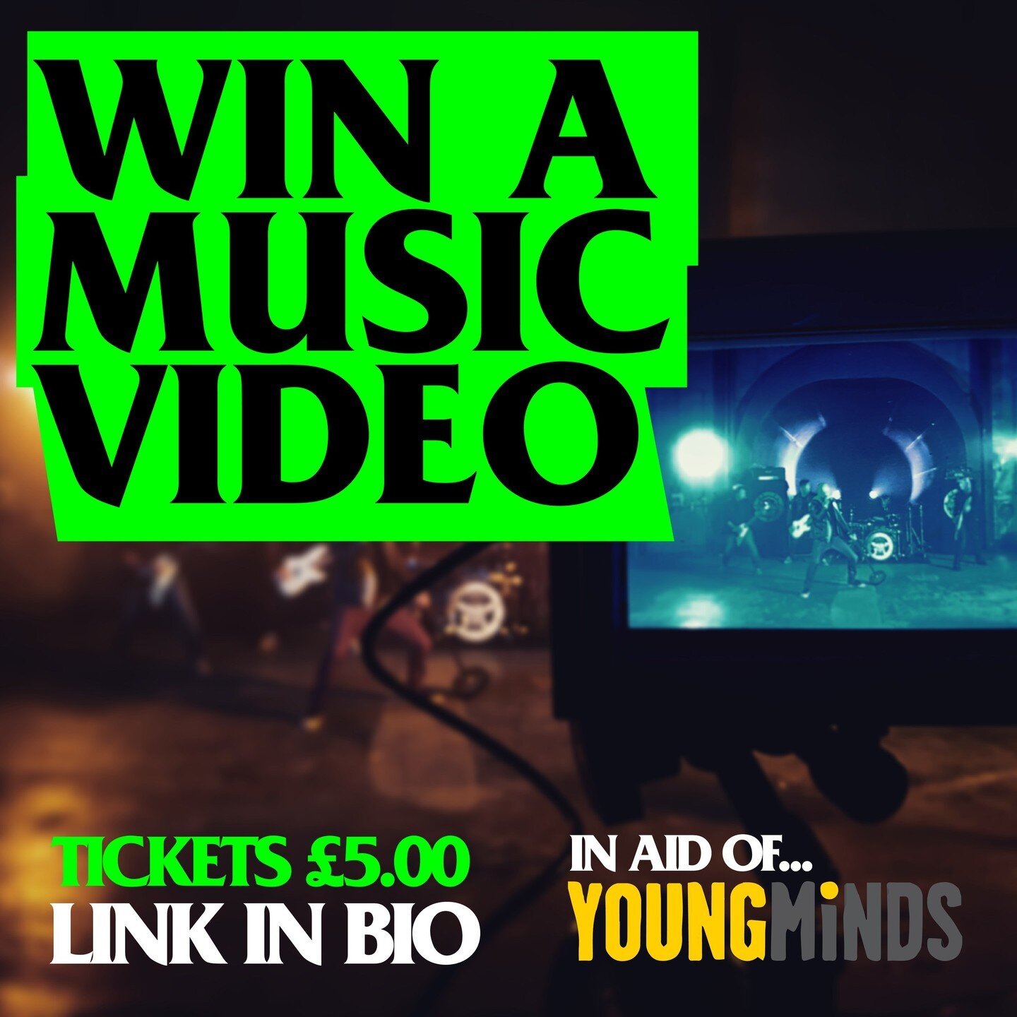 There's still time to get your ticket for the Music Video Raffle, with a percentage going to help @YoungMindsUK⁠
⁠
Link in the description.