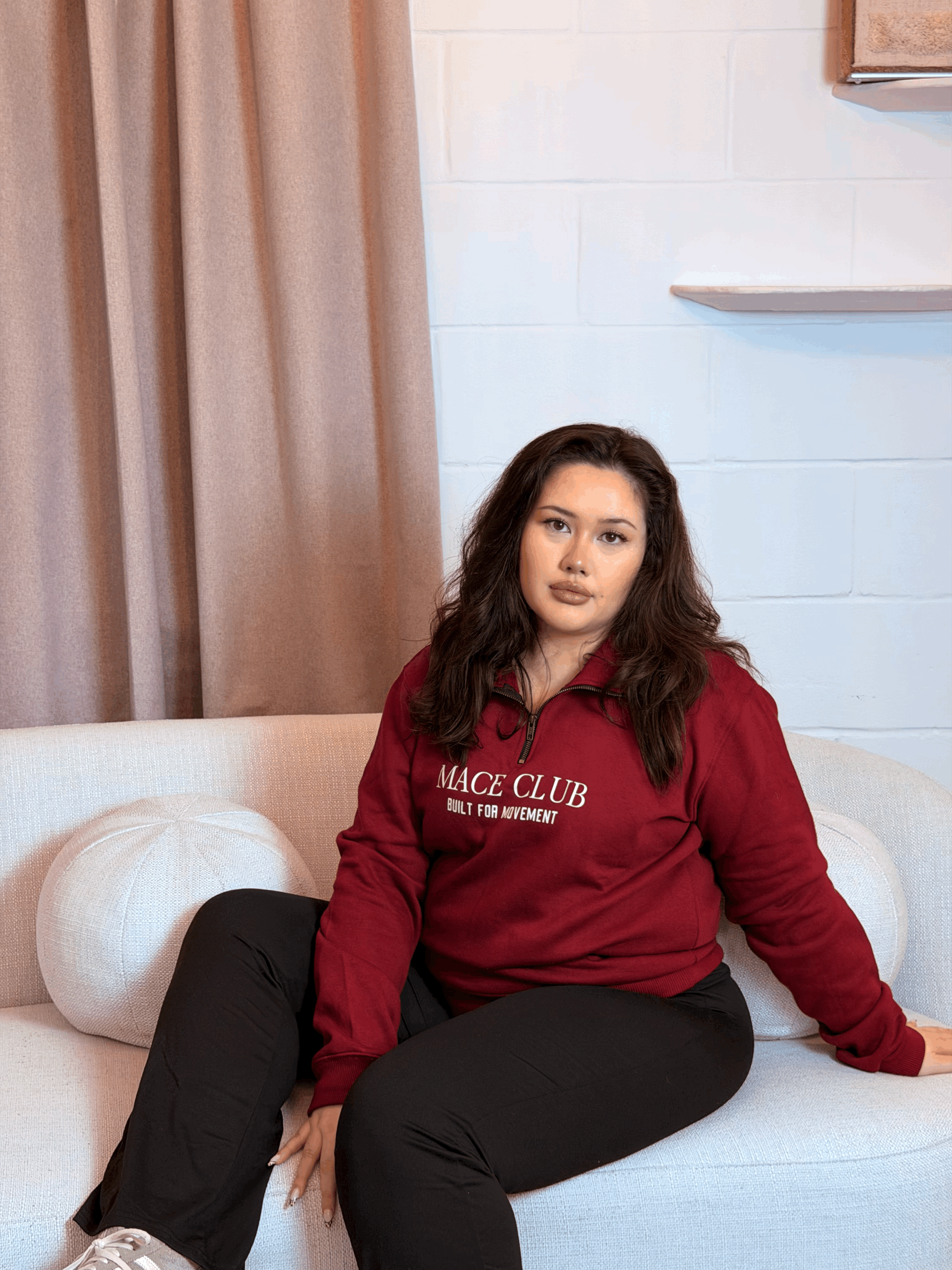 MACE CLUB Jumper / burgundy