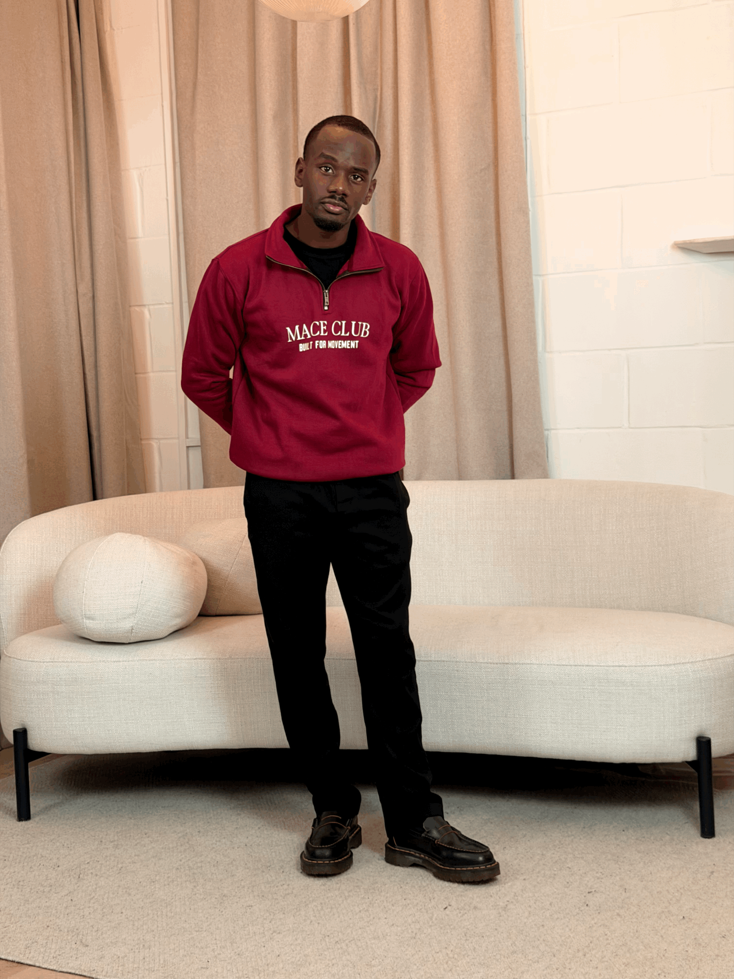 MACE CLUB Jumper / burgundy