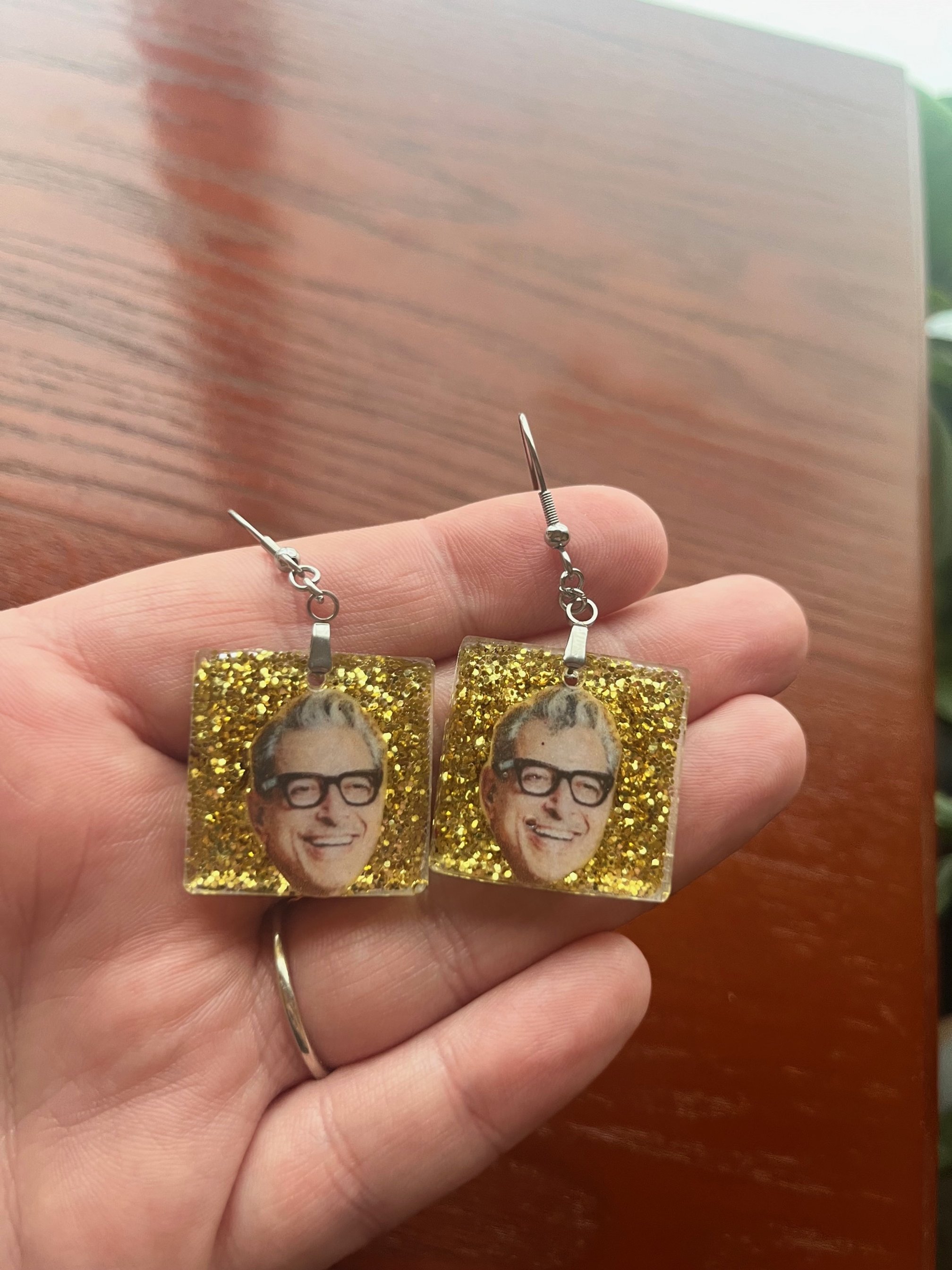 Jeff Goldblum earrings