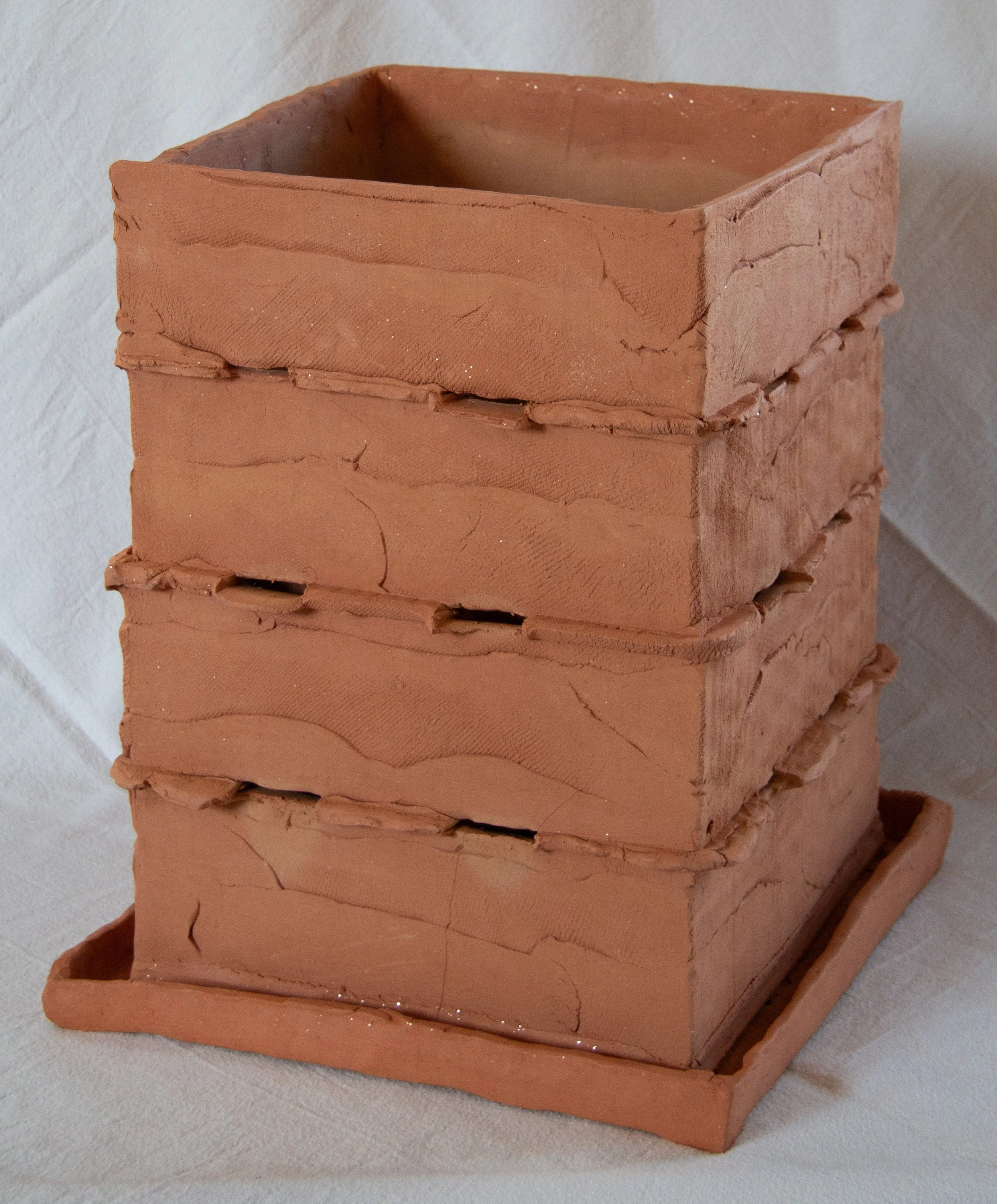 Farmhouse floor...XL. At 16 inches across and 20 inches tall, this was a problem to be solved. I learned a lot here!