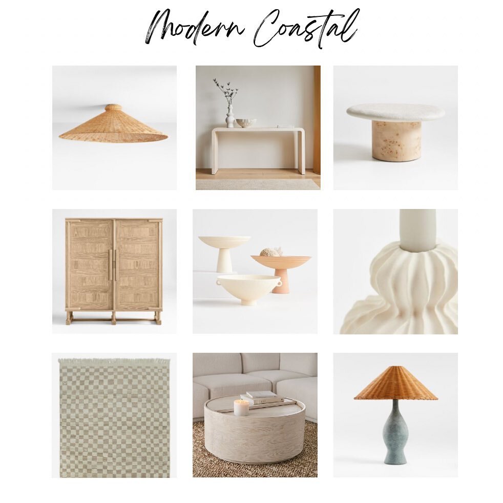 Modern Coastal for Fall
Add washed out neutrals in sculptural shapes to update your coastal home. A few pieces in a modern aesthetic pair beautifully with transitional and traditional coastal decor. 

Follow @howtoloveyourhouse for daily shopping tri