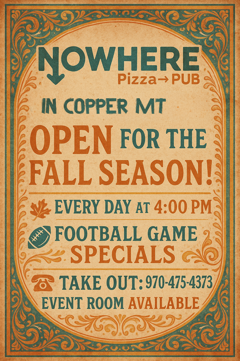 FALL IS COMING…