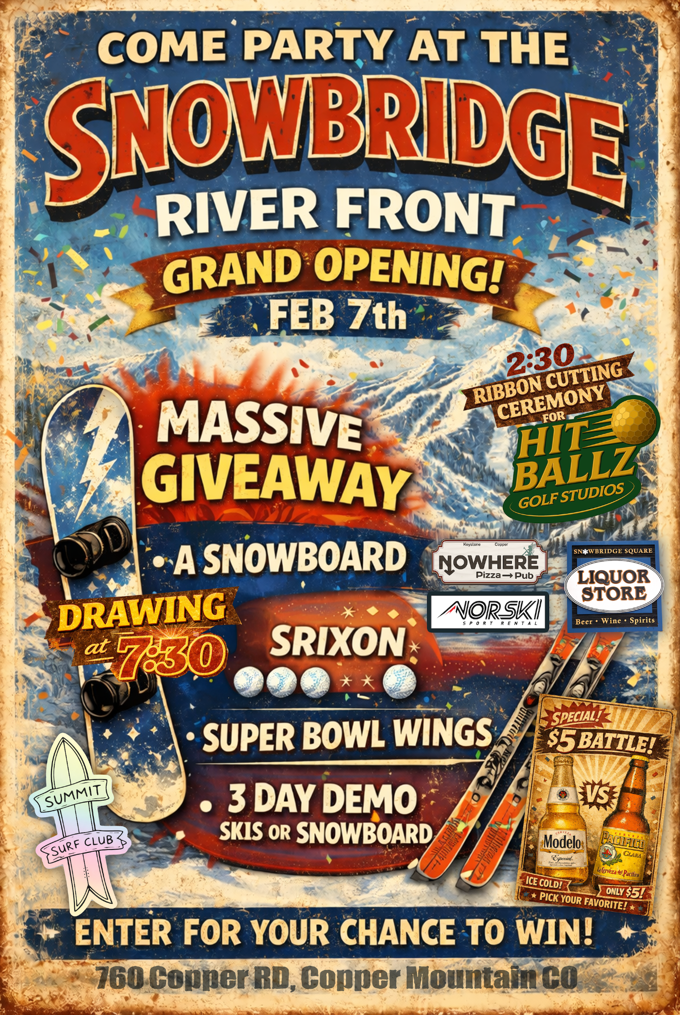 GRAND opening &amp; ribbon cutting - HIT BALLZ GOLF STUDIOS