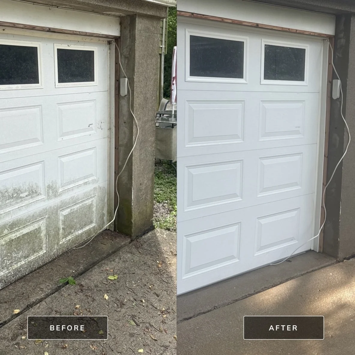 Garage Door Cleaning in Cincinnati: Before &amp; After Results That Boost Curb Appeal