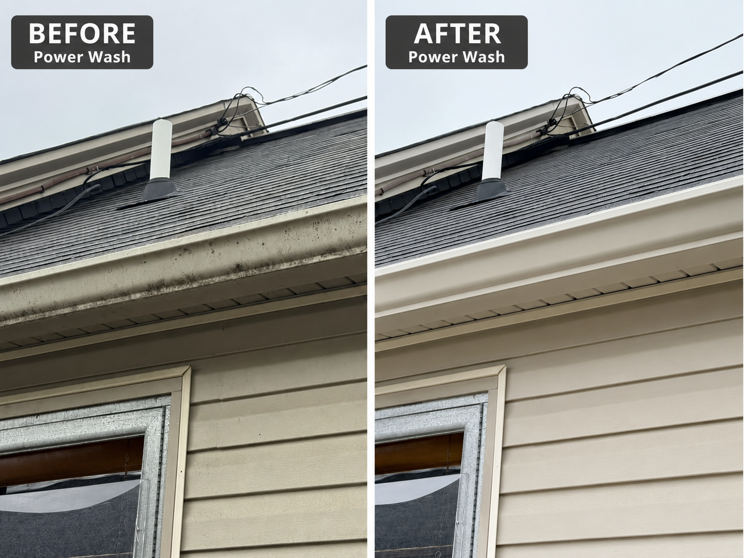 Before &amp; After Exterior Cleaning in Cincinnati, Ohio | West Side Power Wash