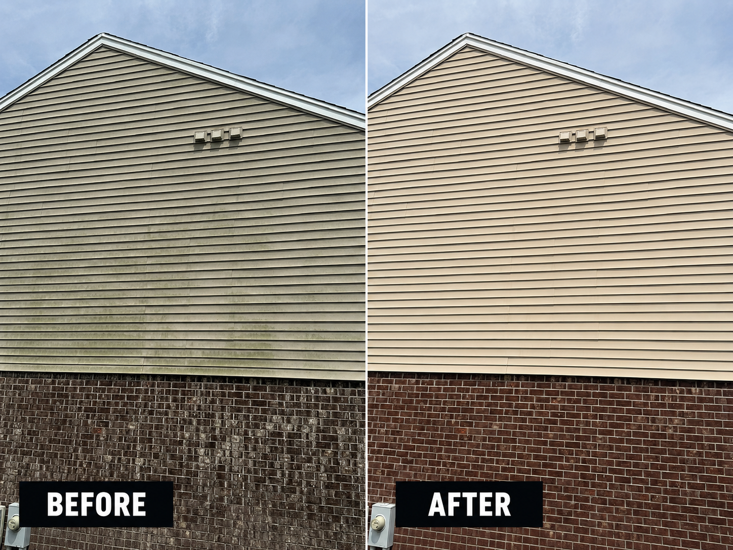 House Washing in Cincinnati, Ohio: See the Difference Professional Exterior Cleaning Can Make