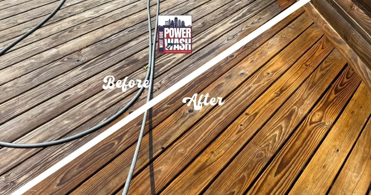 Deck Cleaning in Cincinnati, Ohio: Bring Your Weathered Wood Deck Back to Life
