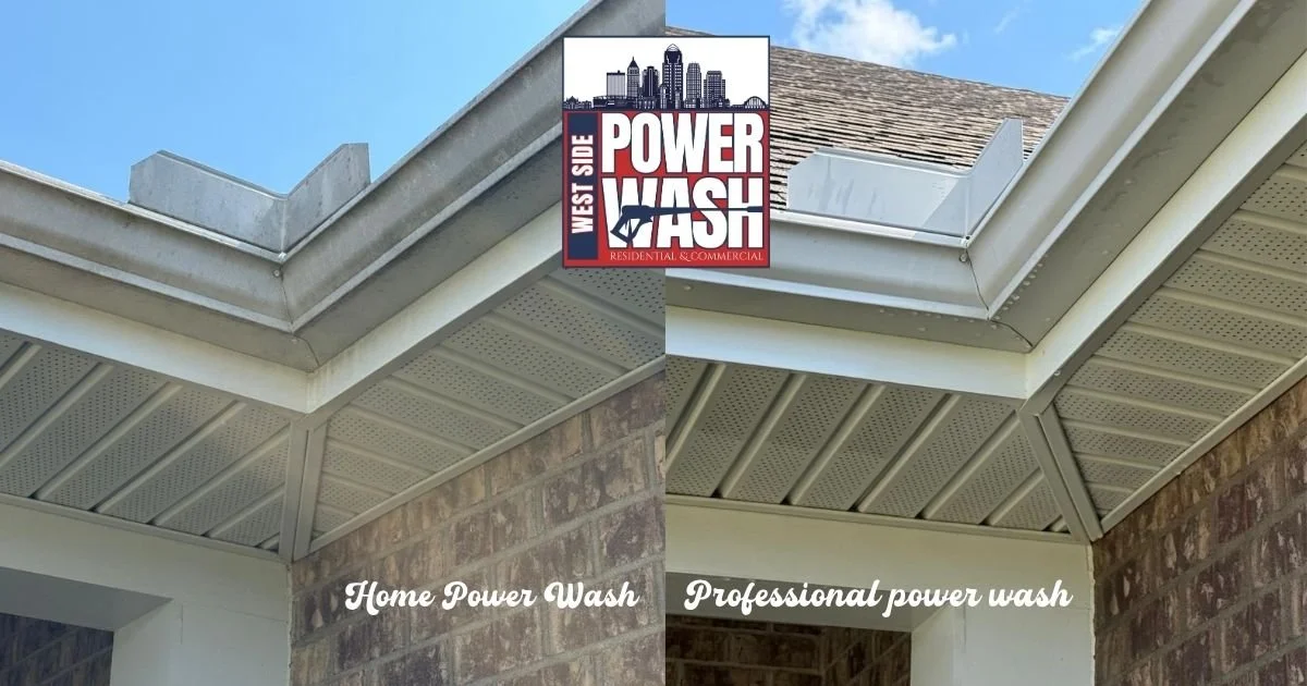 Home Pressure Washer vs. Professional Power Washing: Why Your Gutters Still Look Dirty in Cincinnati
