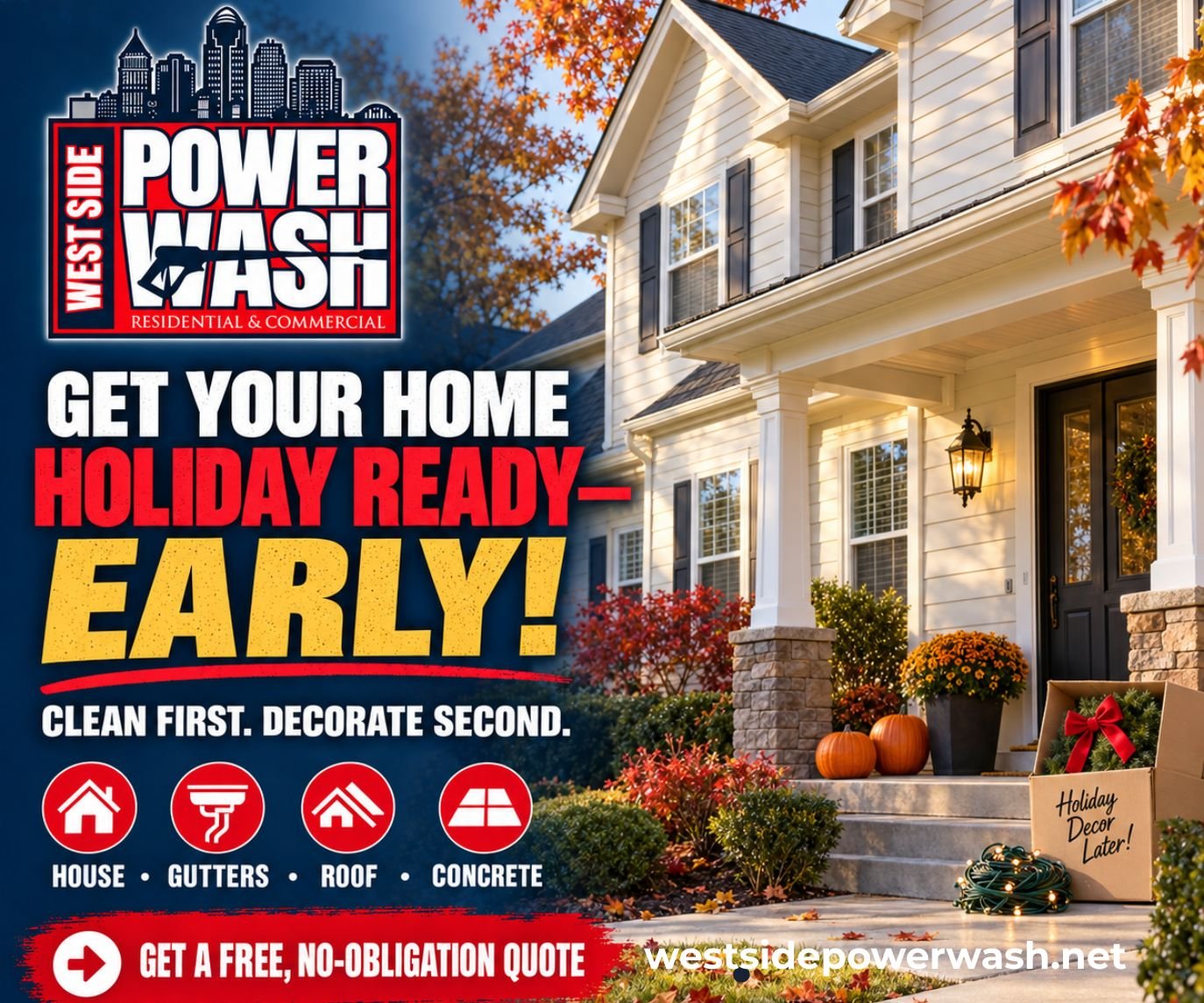 Holiday House Cleaning in Cincinnati: Clean Before You Decorate