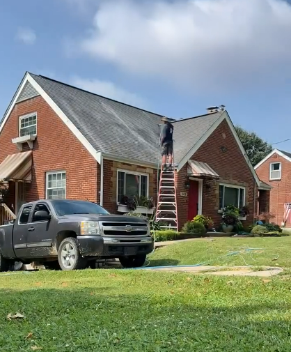 Roof Soft Washing in Cincinnati: Clean Your Shingles Without Damaging Pressure
