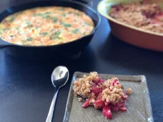 Strawberry Rhubarb Crisp