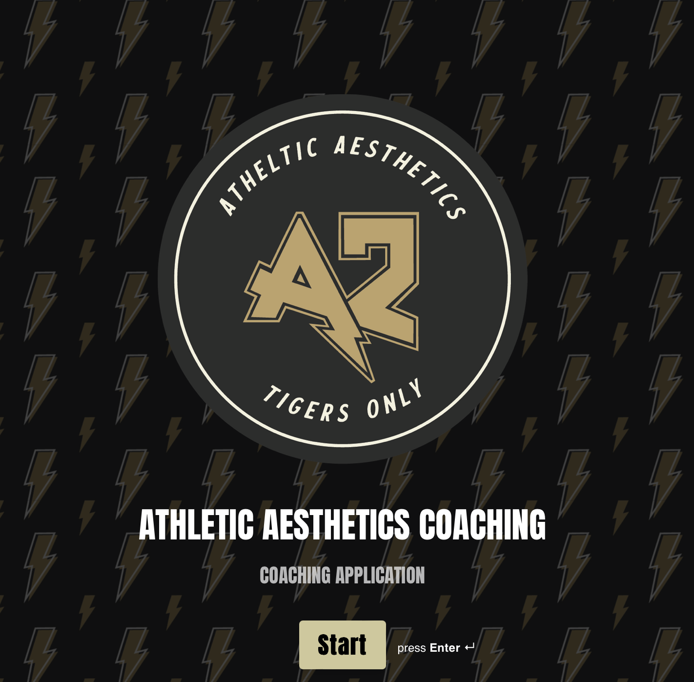 Athletic Aesthetics Application