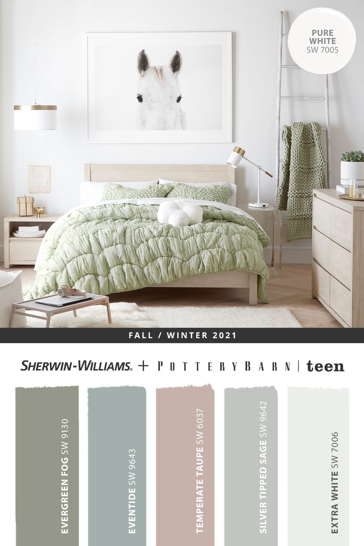 Comfy Teen Bedroom Paint Color Palette.jpg