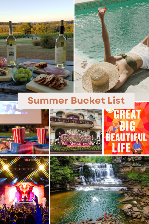 Summer Bucket List