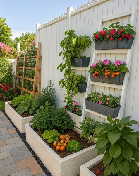 Your fence can be your support bestie. Put it to work!