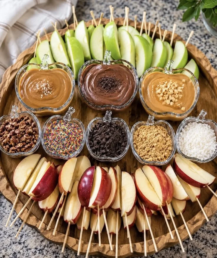 Caramel Apple Dip Board