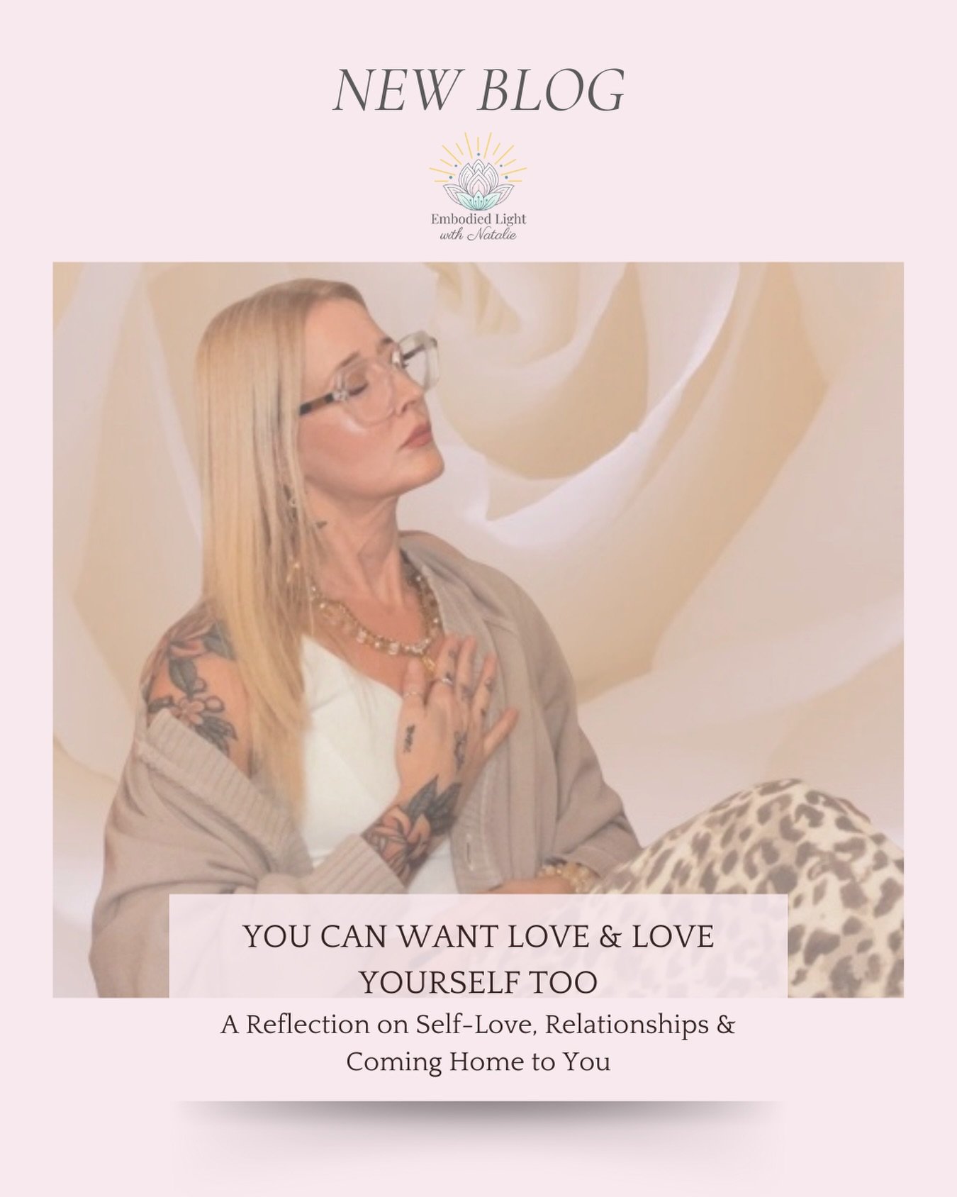 ✍🏻 I just published a new blog, my first in a while.

From deep within my heart, I reflect on wanting love and walking a spiritual path.

If you&rsquo;ve ever wondered whether longing for connection makes you unhealed or incomplete&hellip; It doesn&