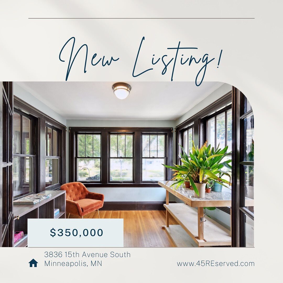 Welcome to this beautiful 1.5 story home, offering a perfect blend of vintage character and modern updates. Nestled in the heart of Minneapolis this house exudes timeless appeal and boasts unique architectural details.

Step inside to discover a thou