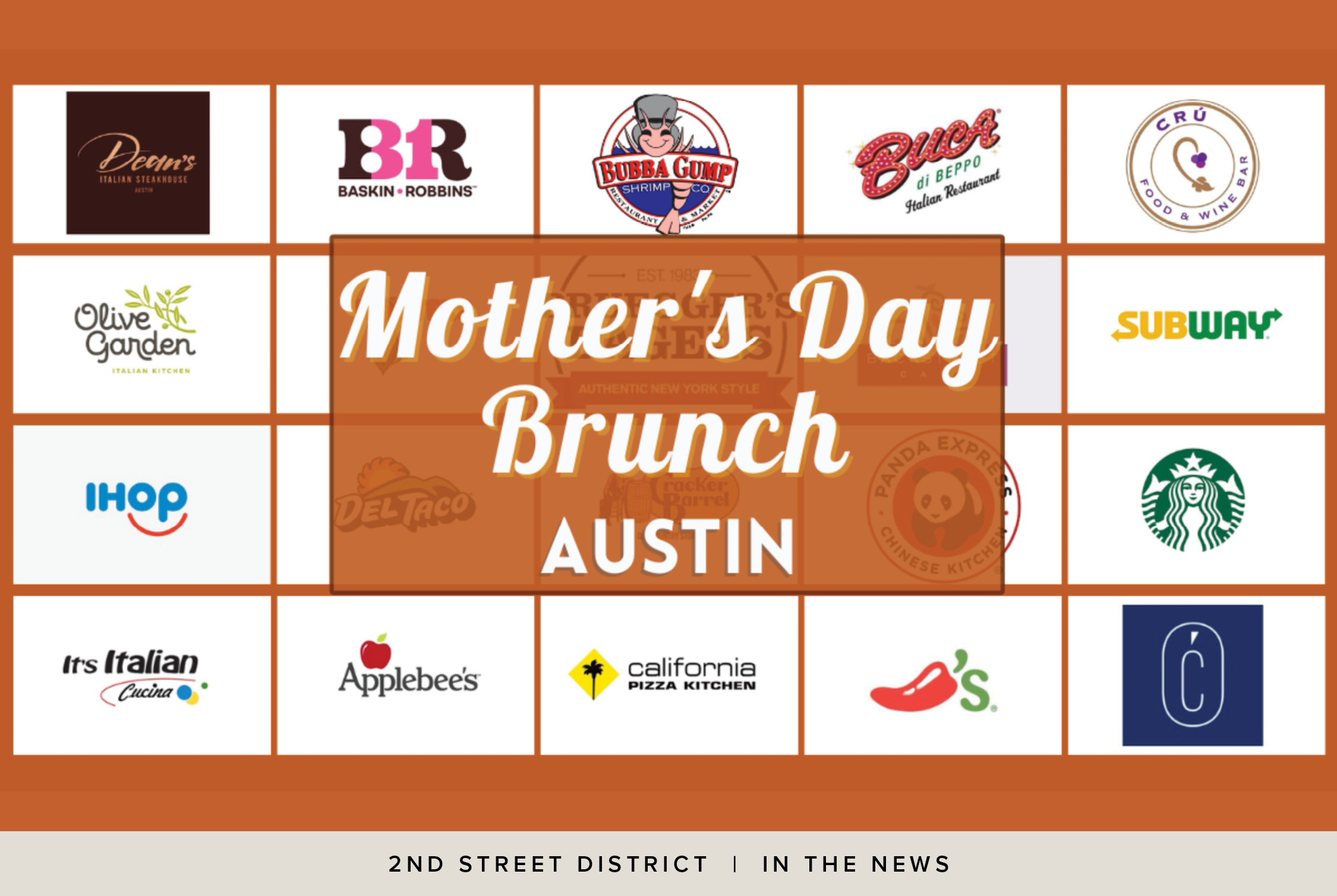 Crú Food and Wine Bar in 2nd Street District included in "Mother’s Day brunch Austin 2023”