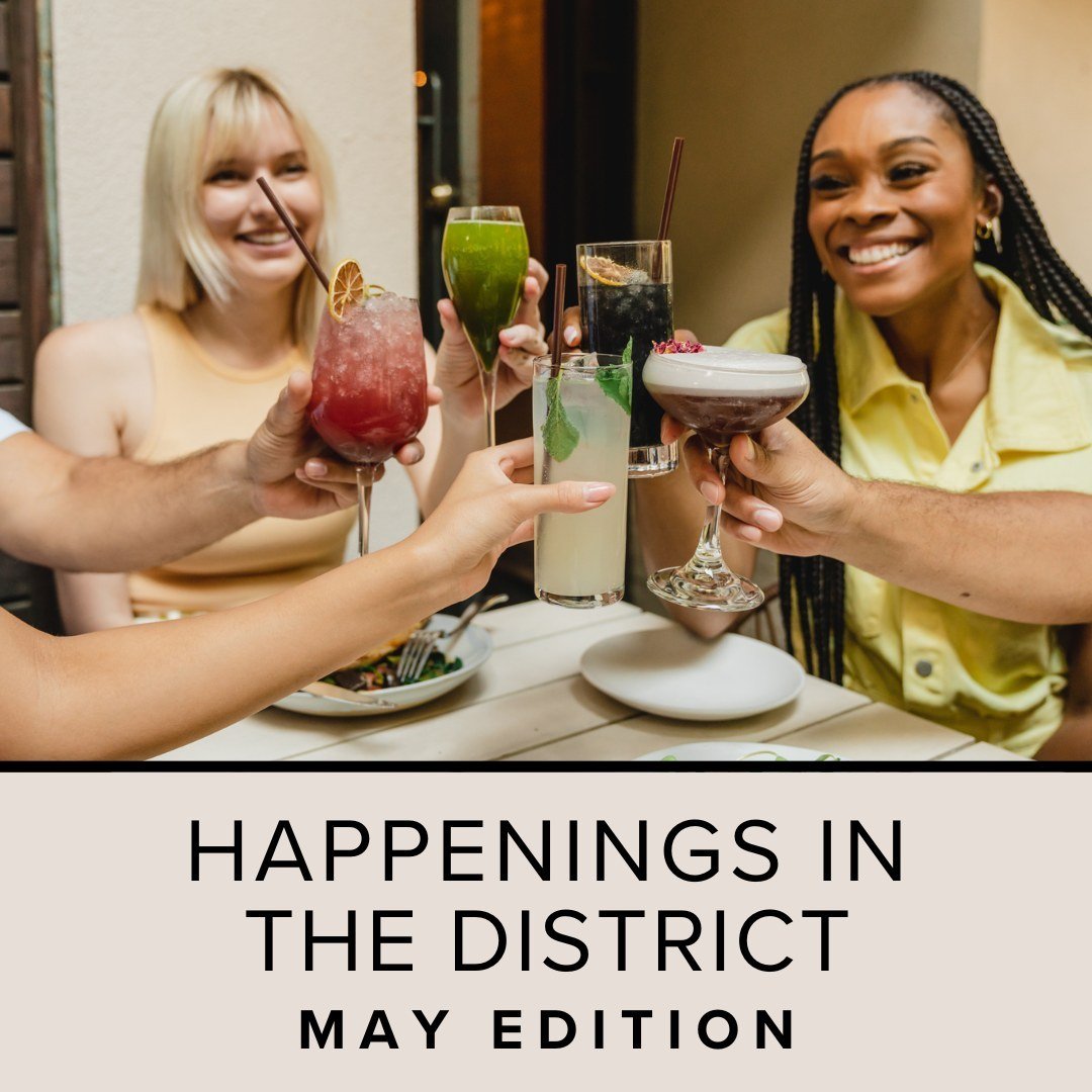 Clear some space on your May calendar!📅

Swipe left to explore the exciting happenings in the 2nd Street District this month. From insider tips, to dining updates and can't-miss specials, your May adventure begins here!
