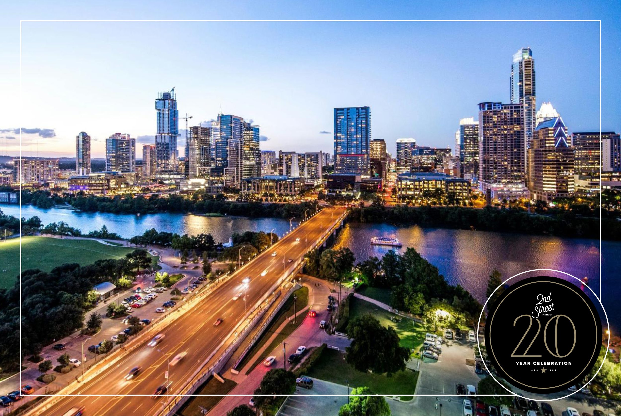 Austin’s Anniversaries: SXSW Celebrates 40 Years &amp; 2nd Street District Rings in Two Decades of Community, Culture, and Connection