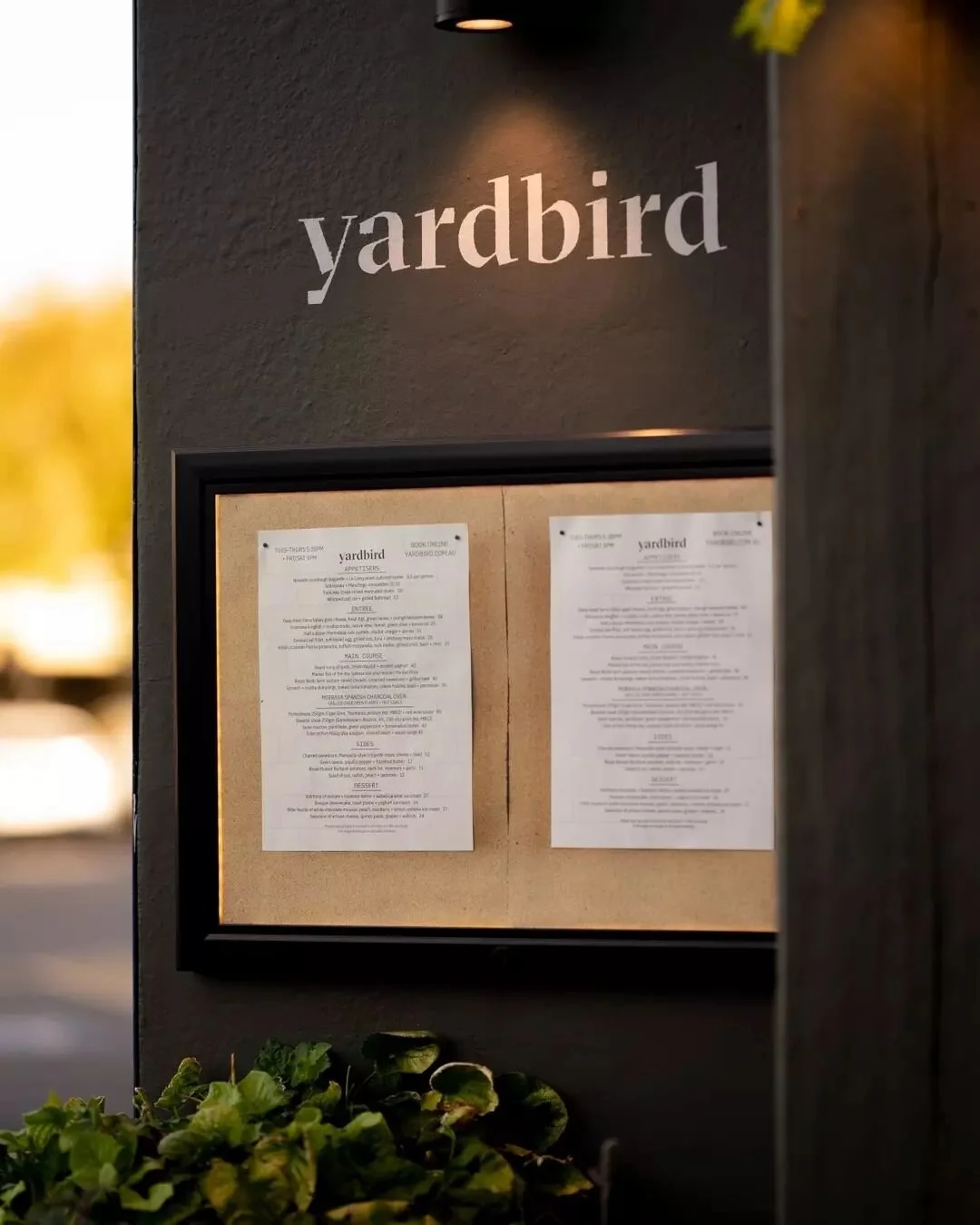 Our kitchen is powered by Mibrasa wood-fired oven from Spain, and everything is cooked to order. Come taste the difference for yourself at Yardbird.