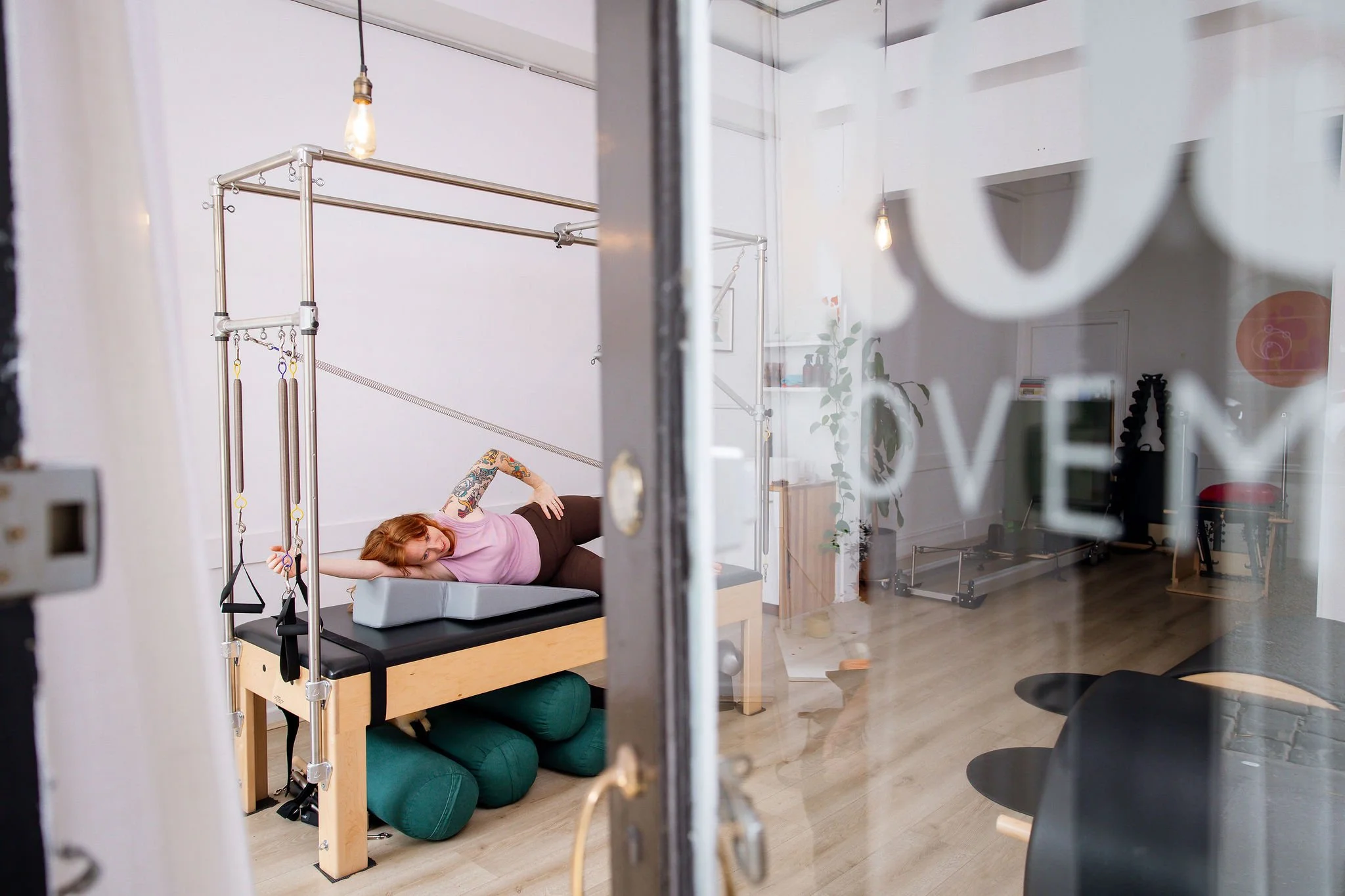 Pregnancy Pilates on the Cadillac at Rosy Movement, 20 Smith St Collingwood — personalised prenatal movement programming