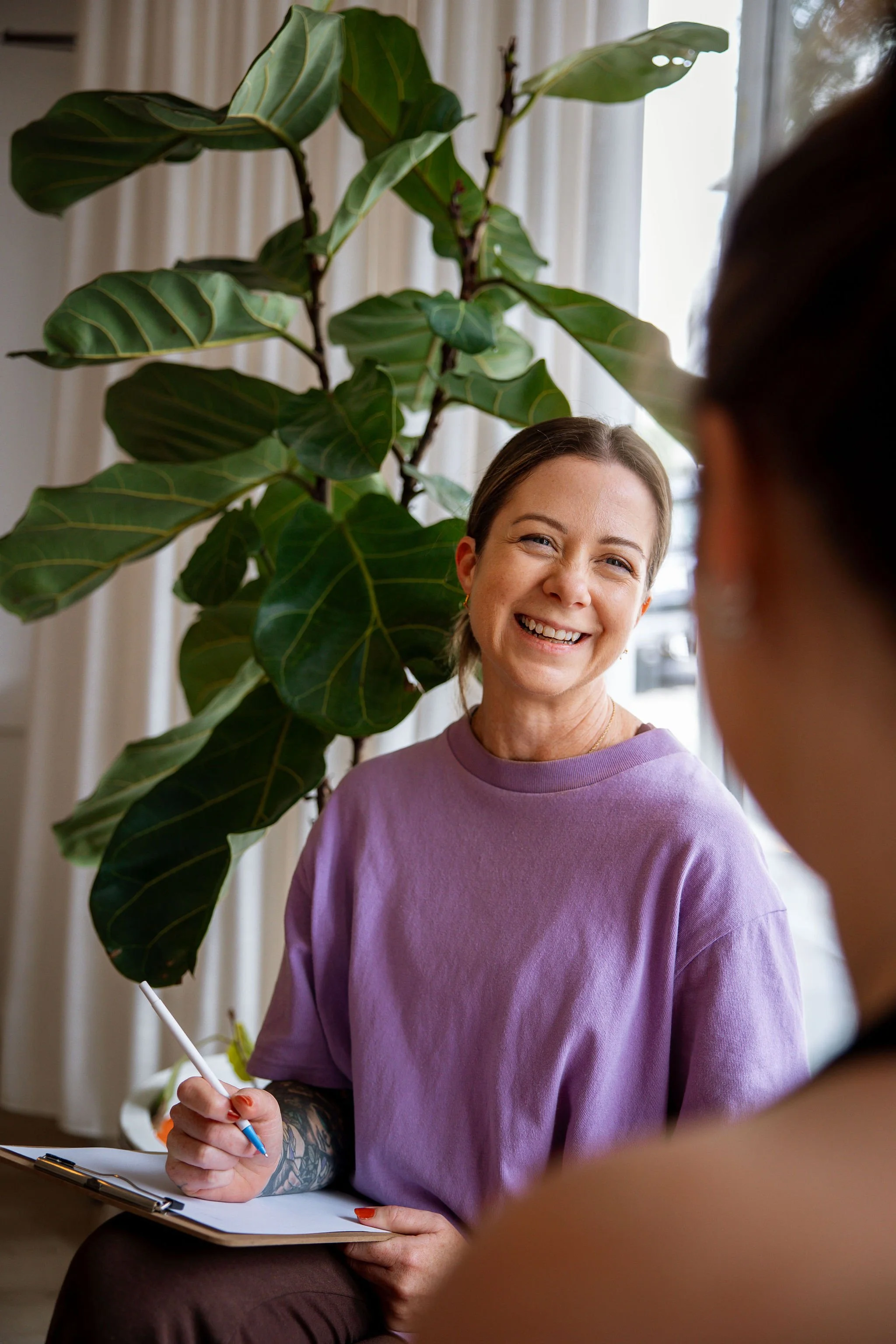 One-on-one movement consultation at Rosy Movement's boutique Pilates studio in Collingwood, Melbourne