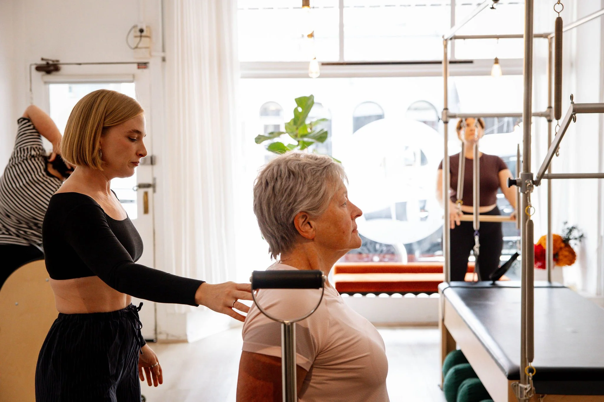 Calm, supportive studio environment at Rosy Movement, 20 Smith St Collingwood — perimenopause and menopause Pilates classes